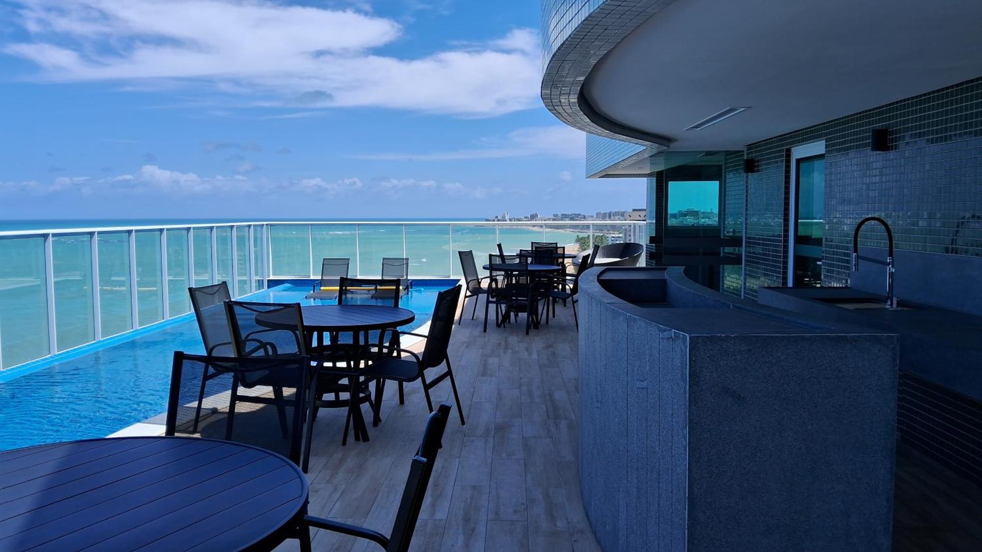 Apartment Rn Premium Ap 116, Wi-fi, Piscina, Tv 43, 30m Do Mar